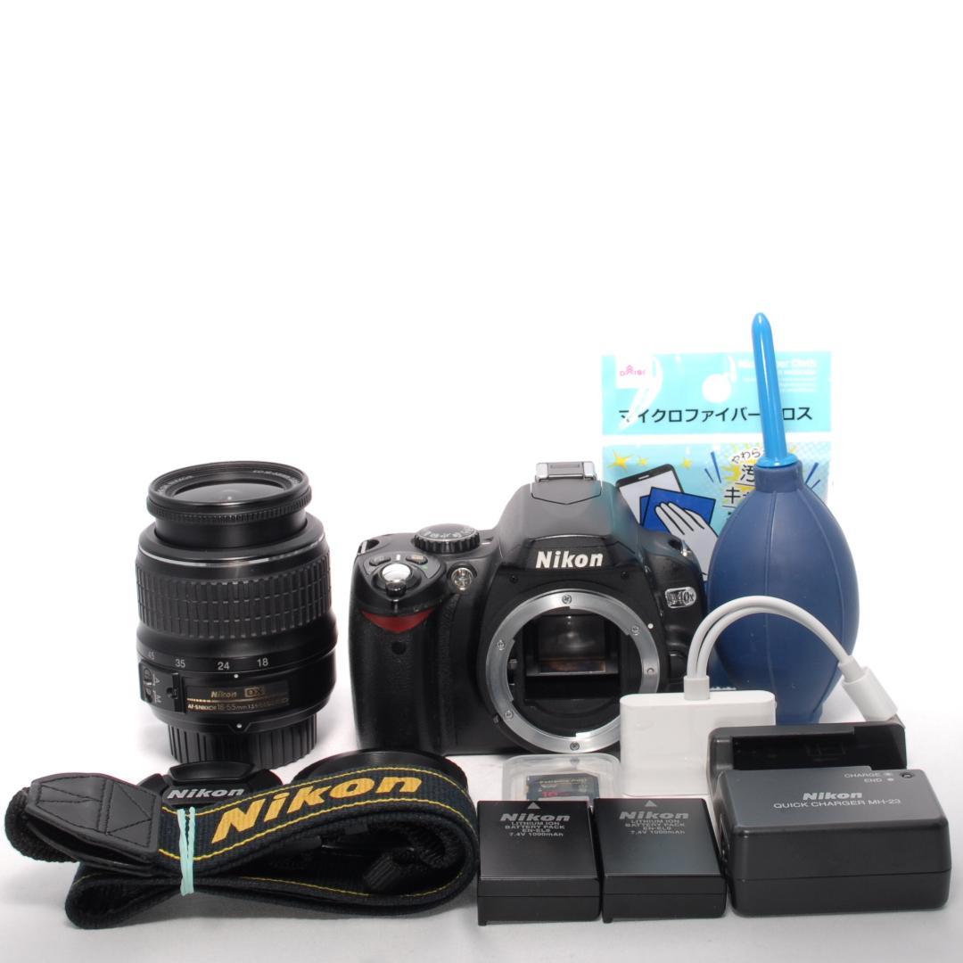✨Nikon D40X✨レンズキット✨初心者向け✨軽量✨一眼レフ