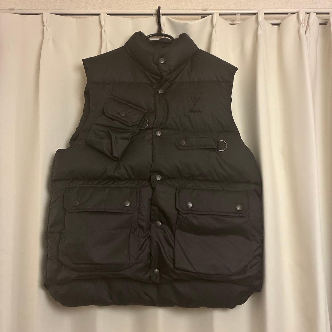 ジャケット・アウター south2 west8 x Nanga Down Vest Black S