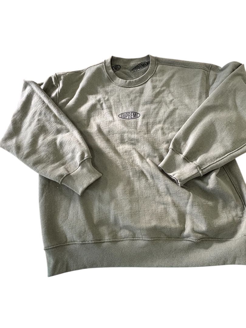SUPREME クルーネック リバーシブル　サイズL