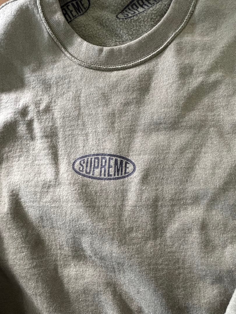 SUPREME クルーネック リバーシブル　サイズL