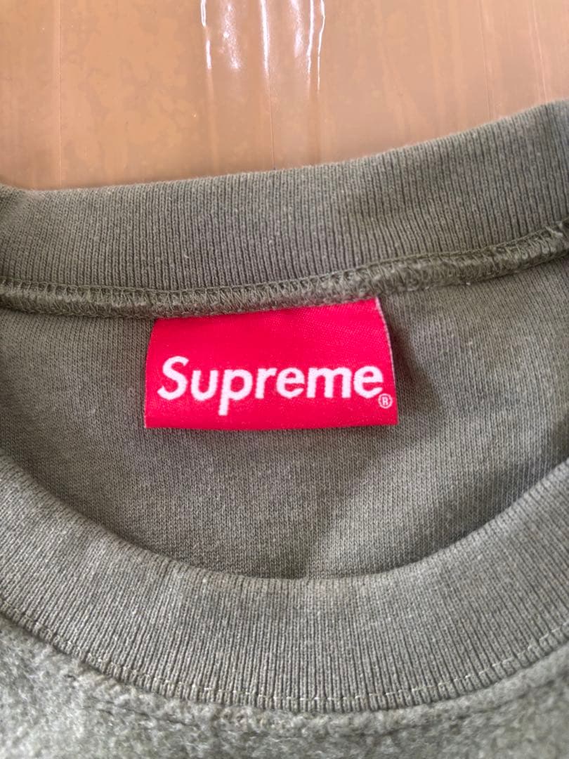 SUPREME クルーネック リバーシブル　サイズL