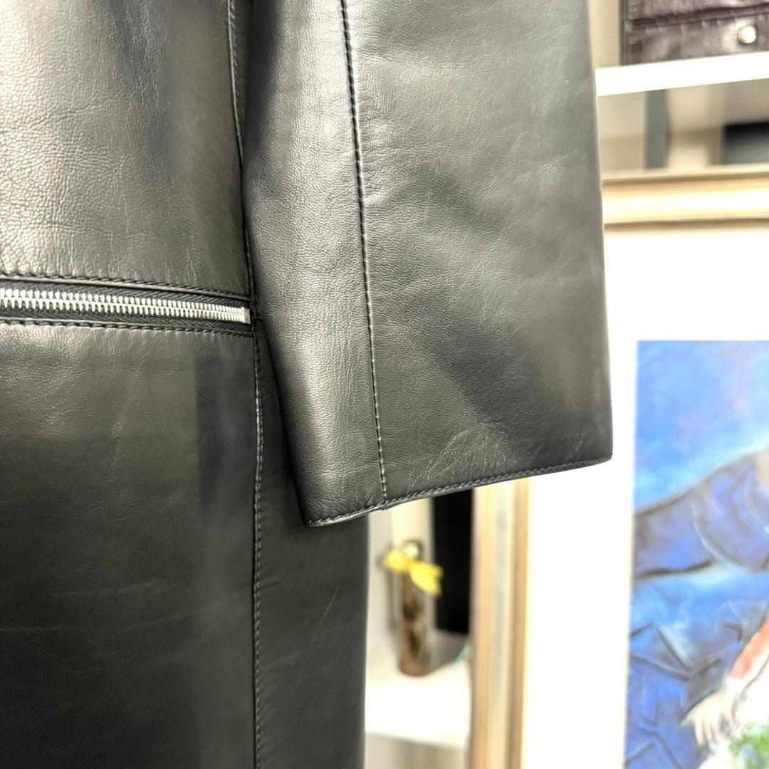 美品 HERMES シェーヌダンクル 34 レザーワンピース