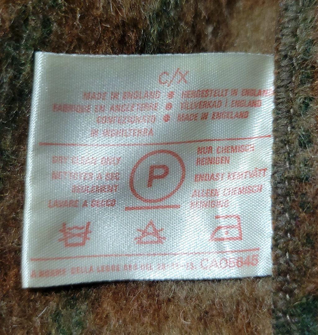 グローバーオール　ダッフルコート チェック 大きいサイズ イギリス製 キャメル