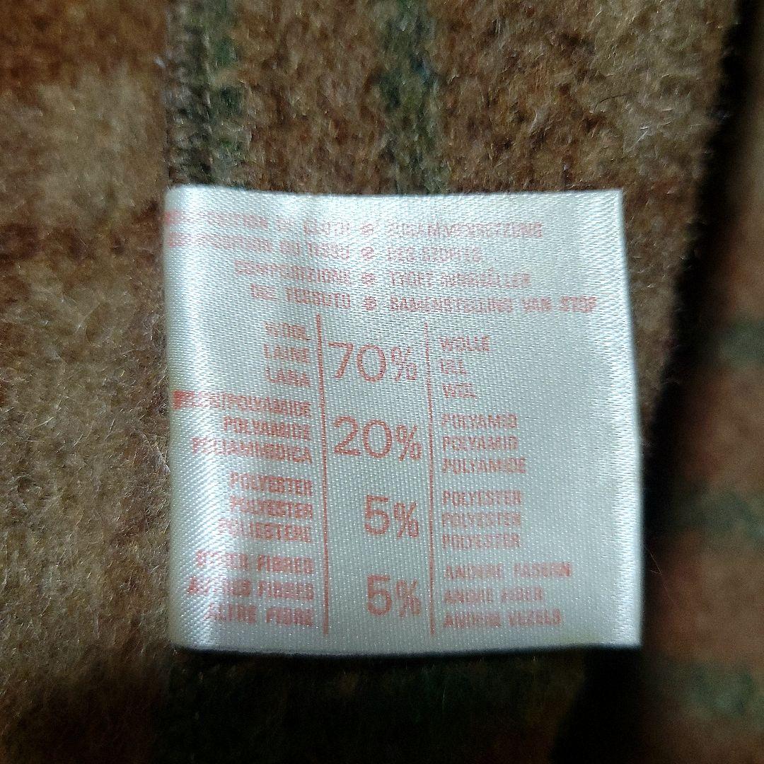 グローバーオール　ダッフルコート チェック 大きいサイズ イギリス製 キャメル