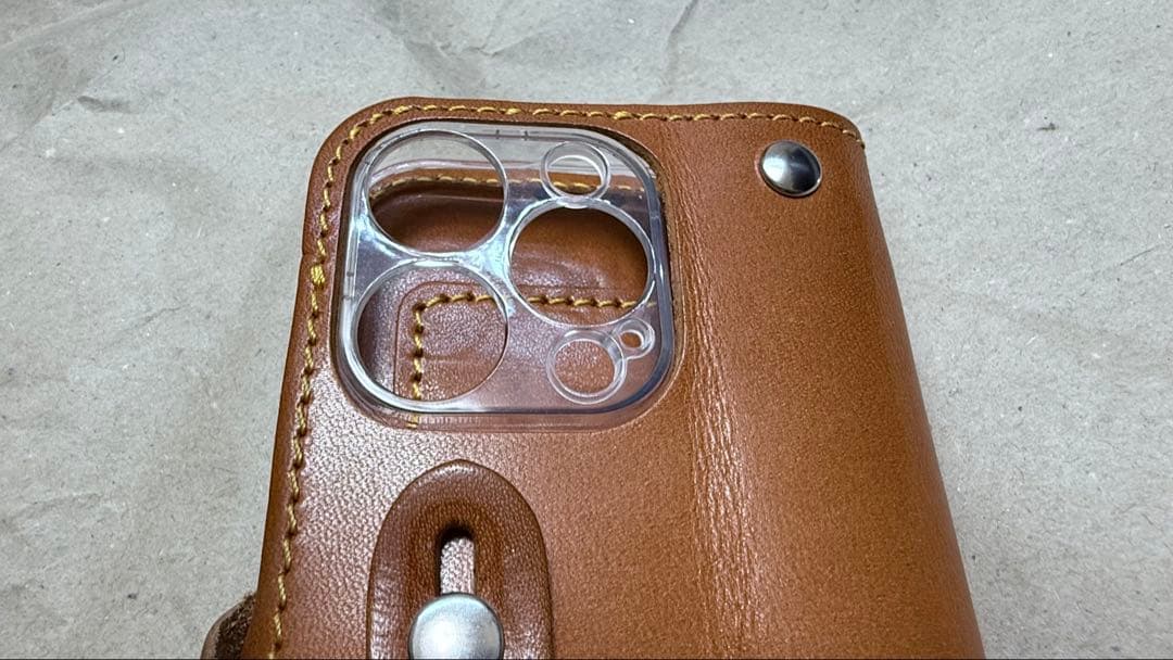 iPhone16pro 本革手帳タイプ 栃木レザー おまけ付き