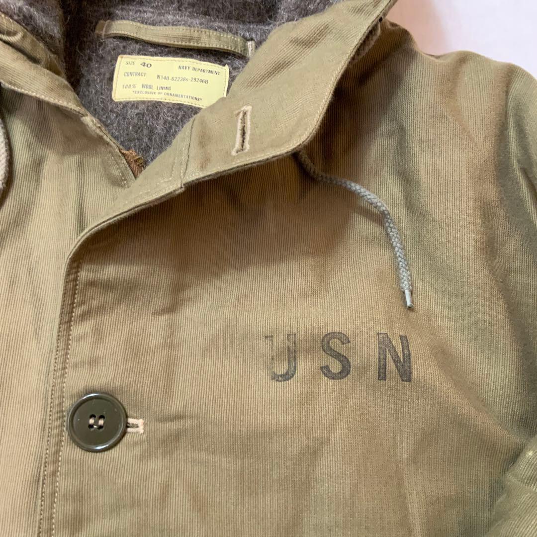 専用 A/W バズリクソンズ デッキパーカー ミリタリージャケット 40