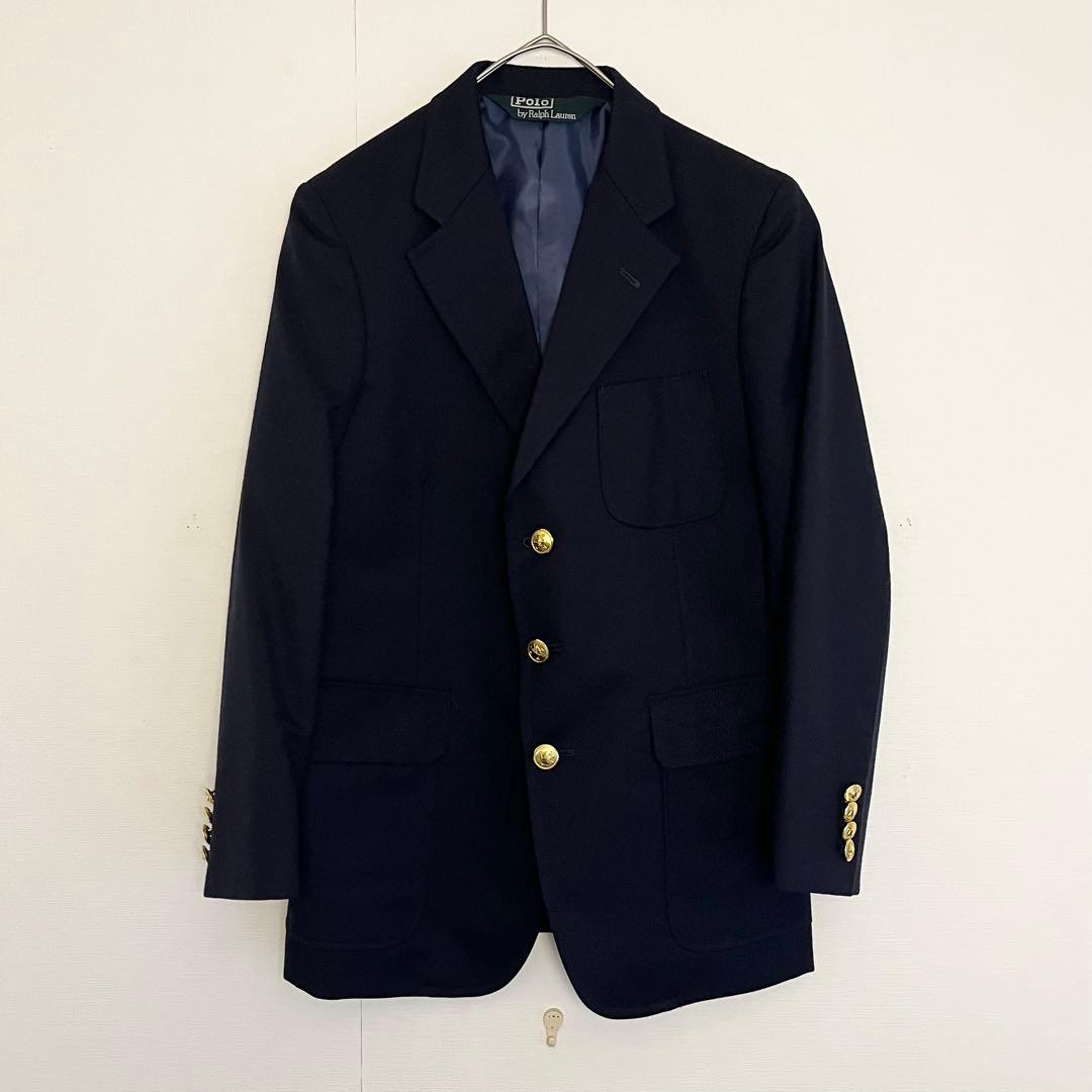 【未使用ほぼ新品に近い】ラルフローレン紺ブレセットアップ★上150★下160★★