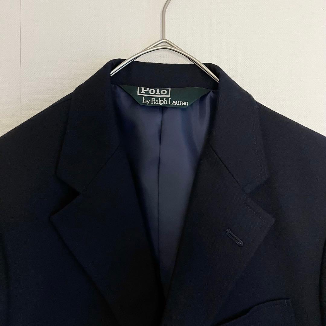 【未使用ほぼ新品に近い】ラルフローレン紺ブレセットアップ★上150★下160★★