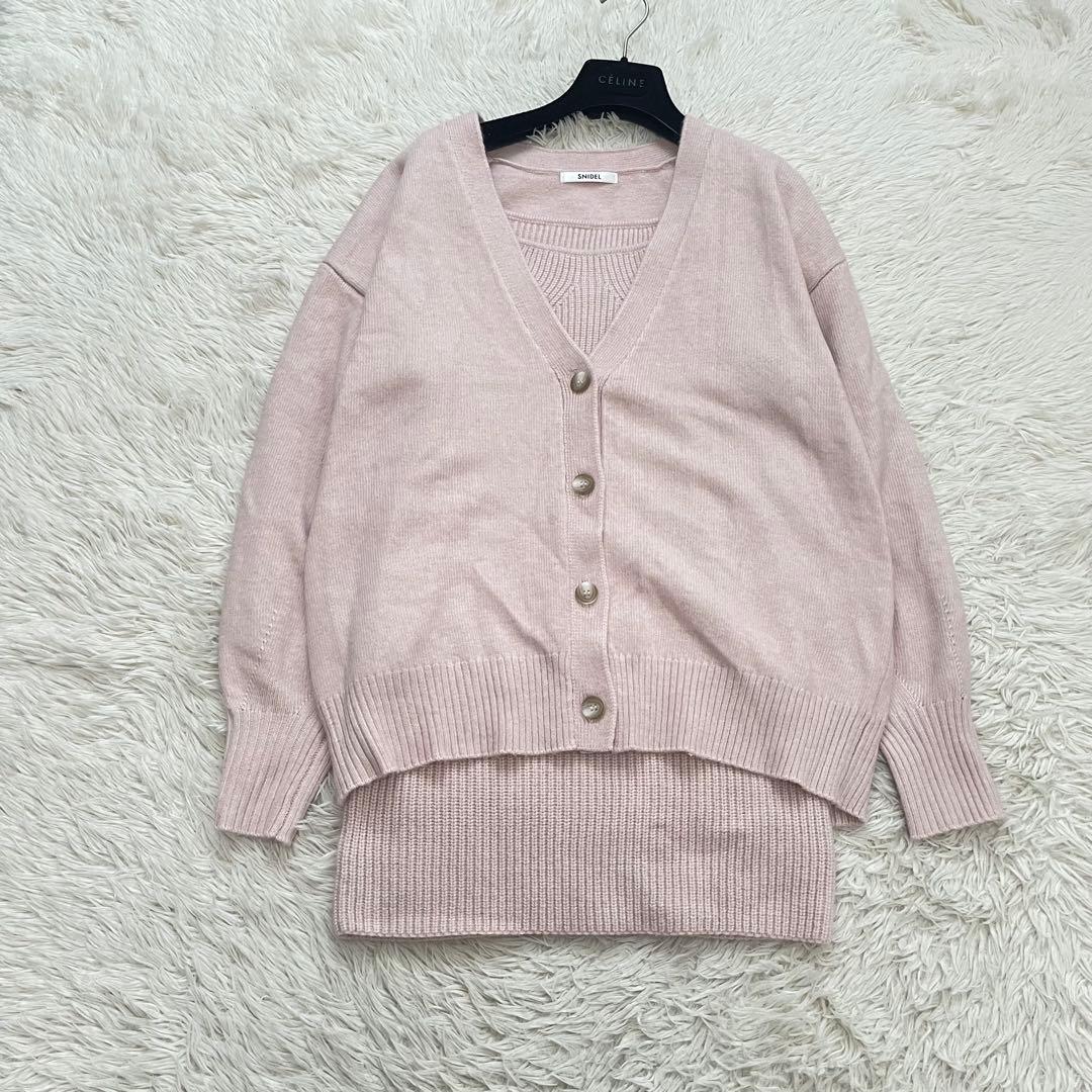 スナイデル ビッグカーデ　ミニニット　ワンピース　セット　アンサンブル