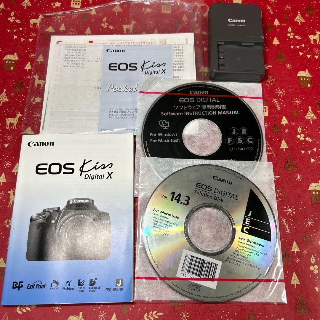 Canon EOS Kiss Digital X レンズセット 完動品