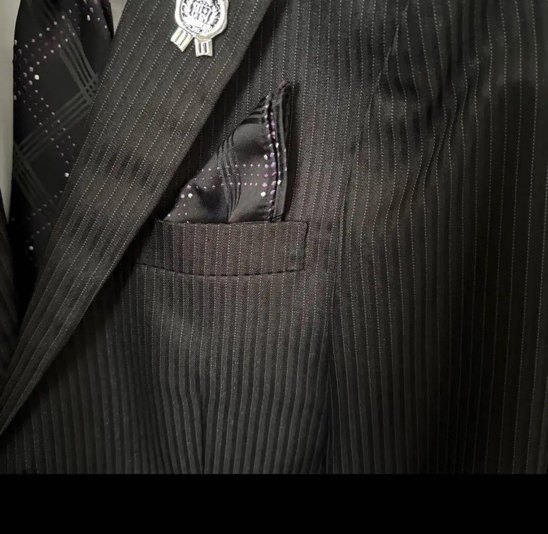 美品　hiromichi nakano ストライプスーツ 150センチ