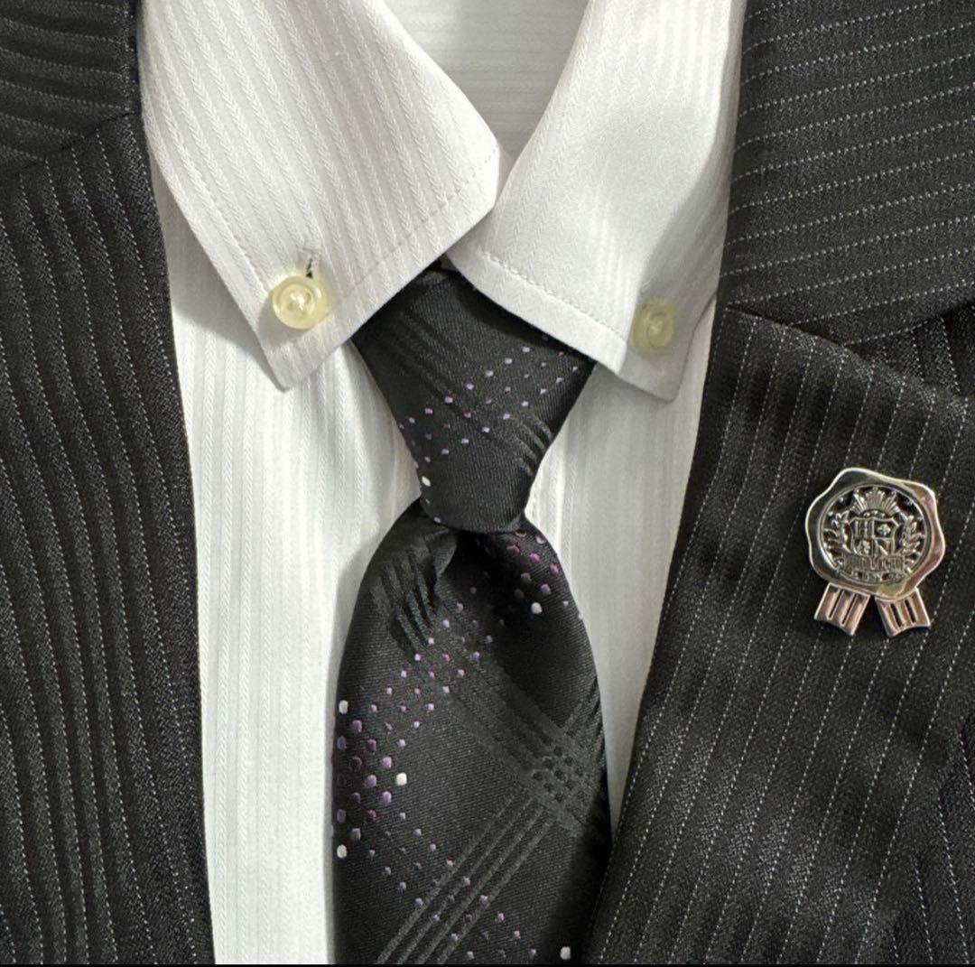 美品　hiromichi nakano ストライプスーツ 150センチ