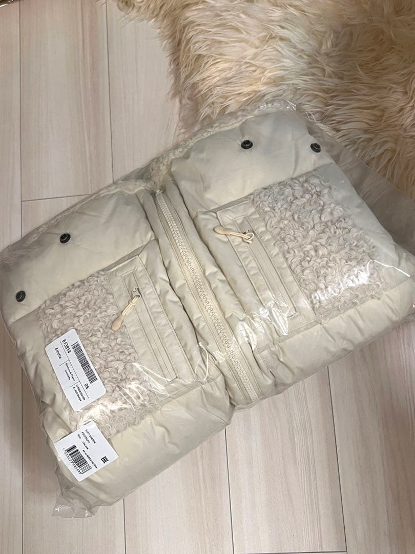 【未使用タグあり】Elodie フットマフ　Soft sherpa