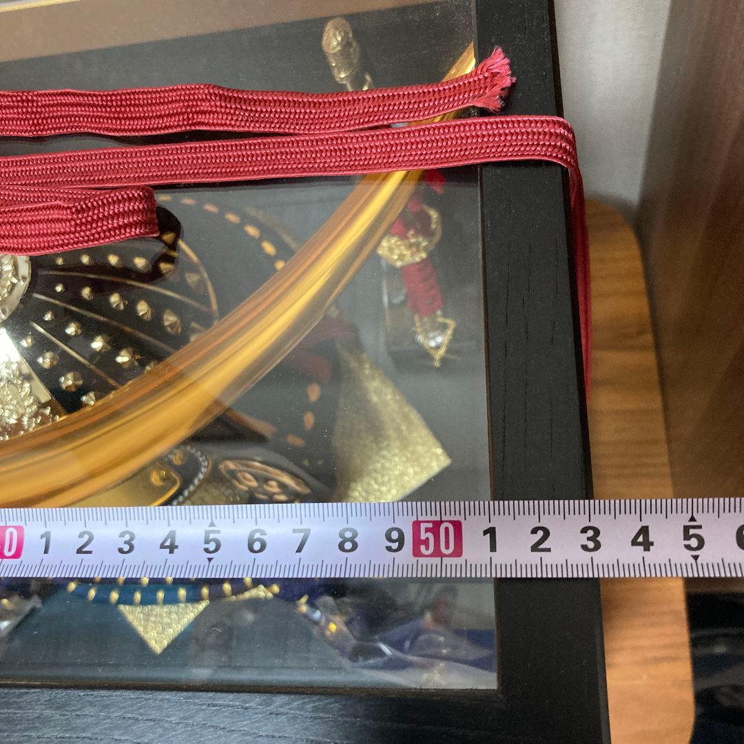 美品　兜 吉徳 ガラスケース入り　五月人形　こどもの日