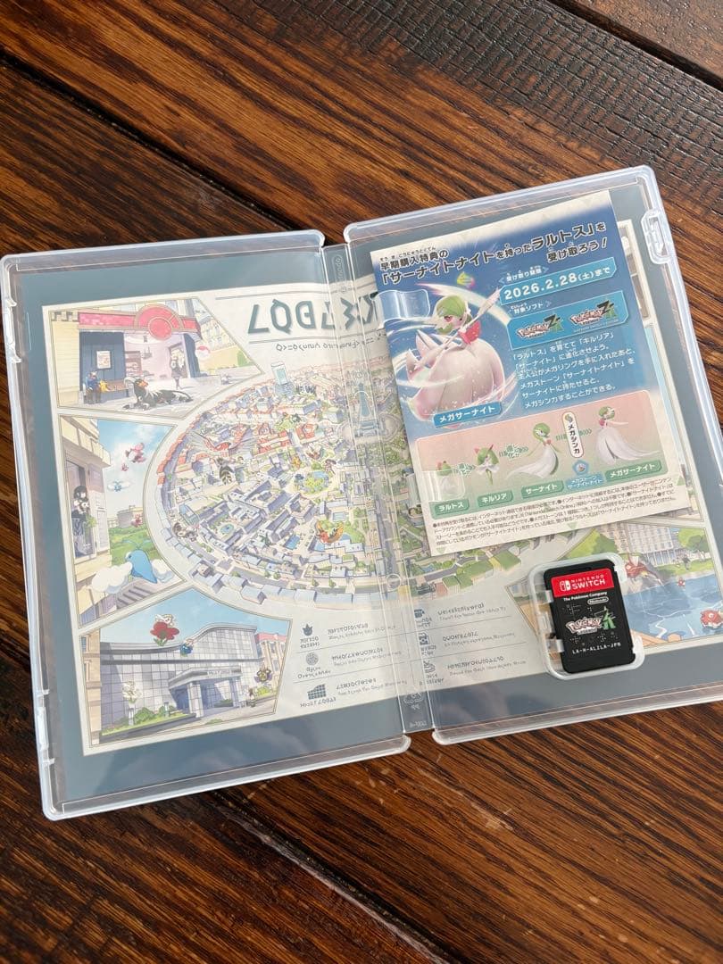 ポケモンZA ソフト 予約購入特典 オリジナルアートブック キーホルダー