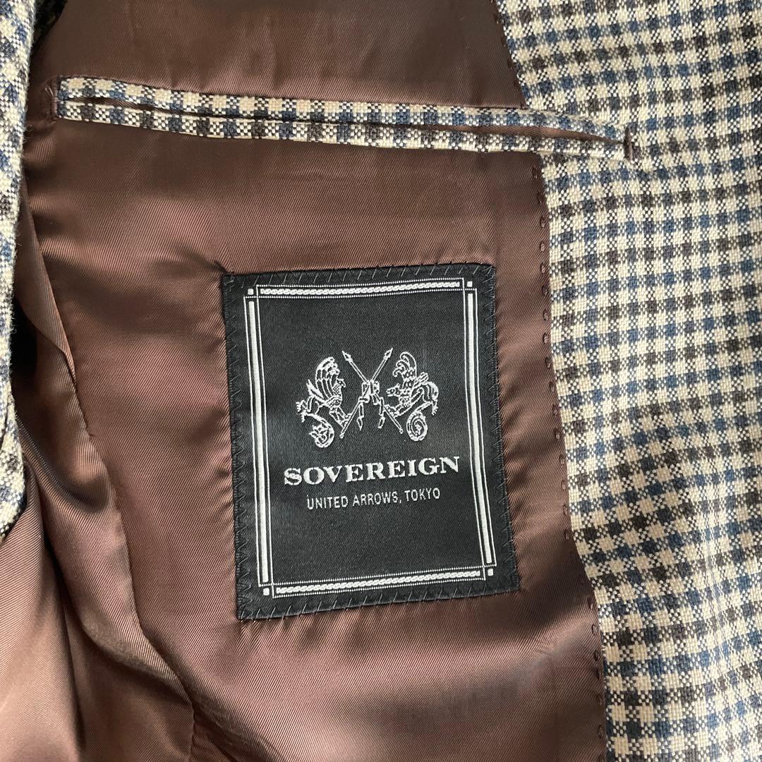 ユナイテッドアローズ　ソブリン　チェックジャケット