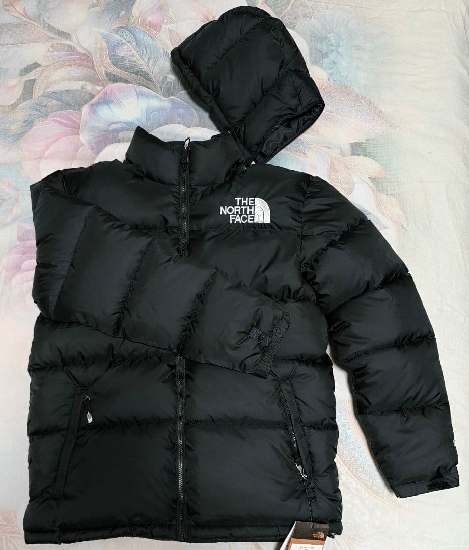THE NORTH FAC E Blackダウンジャケット S