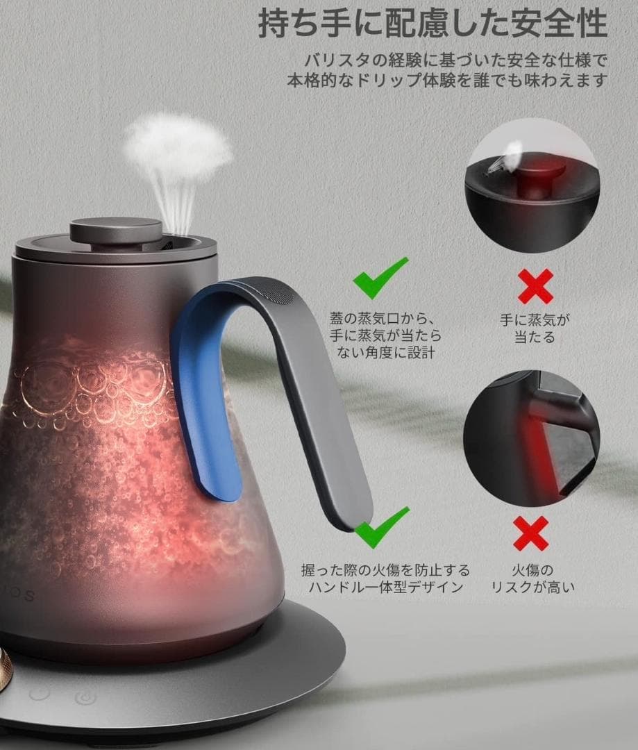 ❤バリスタ監修❣本格的なドリップが家で手軽に堪能できる♪❤ドリップケトル