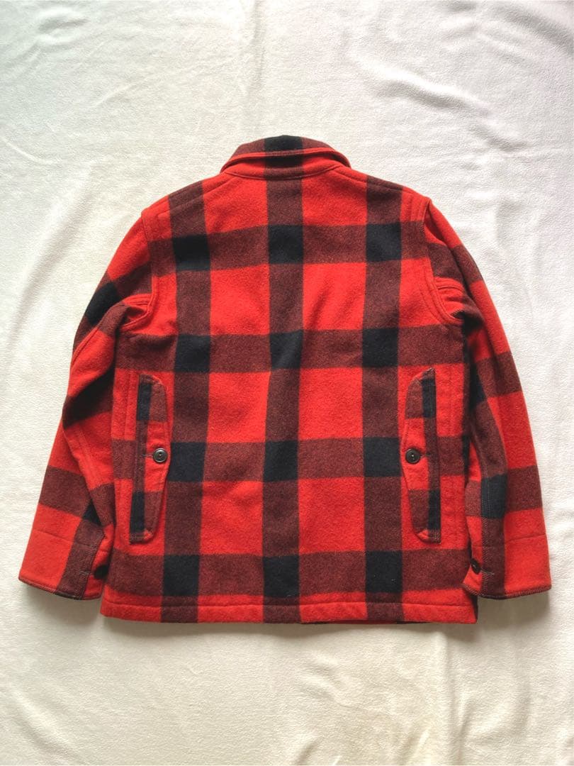 WAREHOUSE マッキーノジャケット　バッファローチェック　レッド　美品