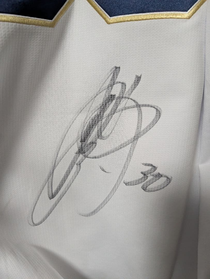 英*喜様 オリックスバファローズ 廣岡大志サイン入りハイクオリティユニ