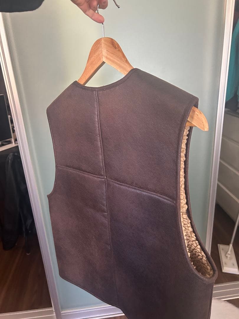 Supreme Faux Shearling Work Vest S ベスト