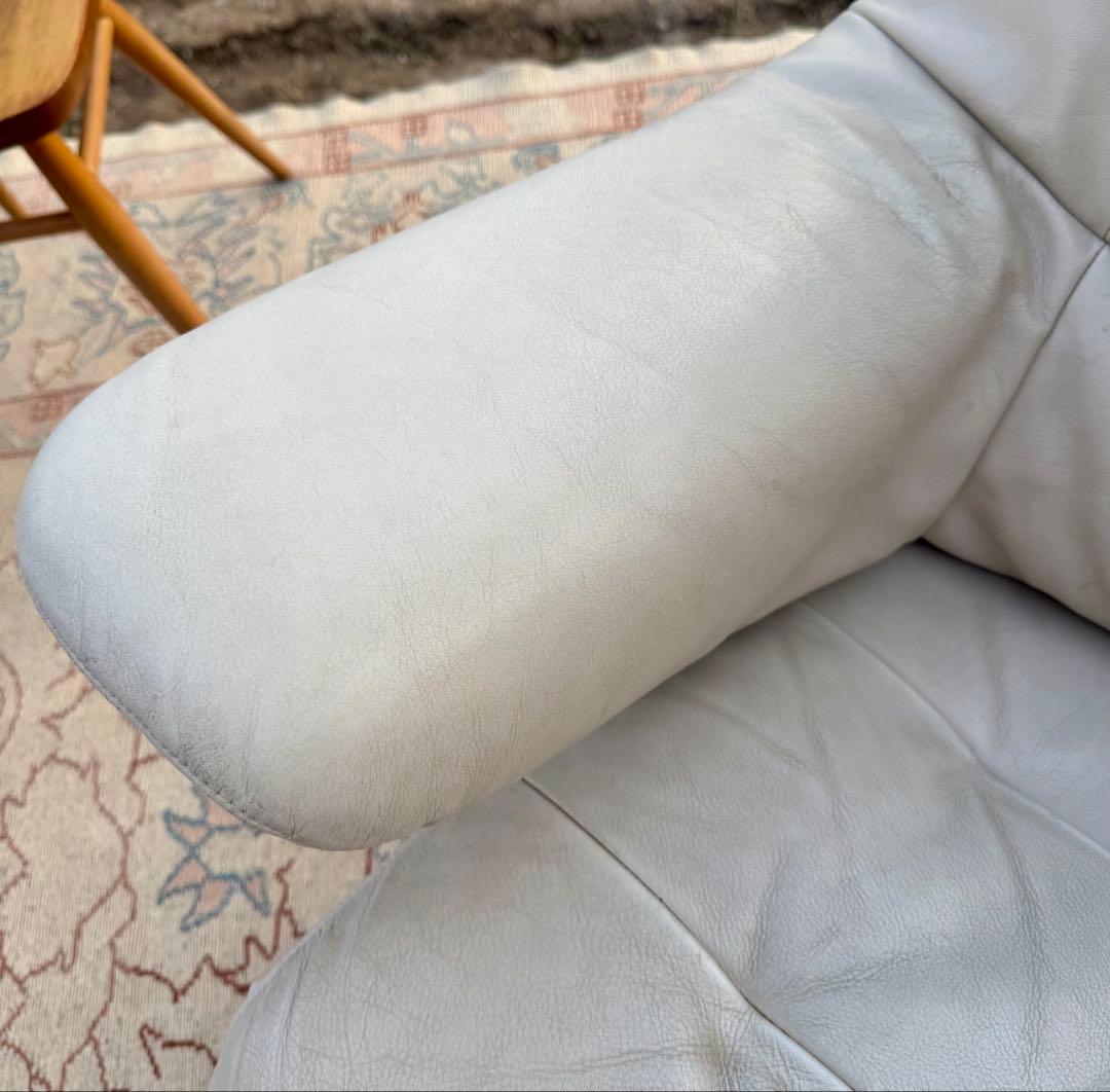 カリモク THE FIRST リクライナー＆オットマン L 本革