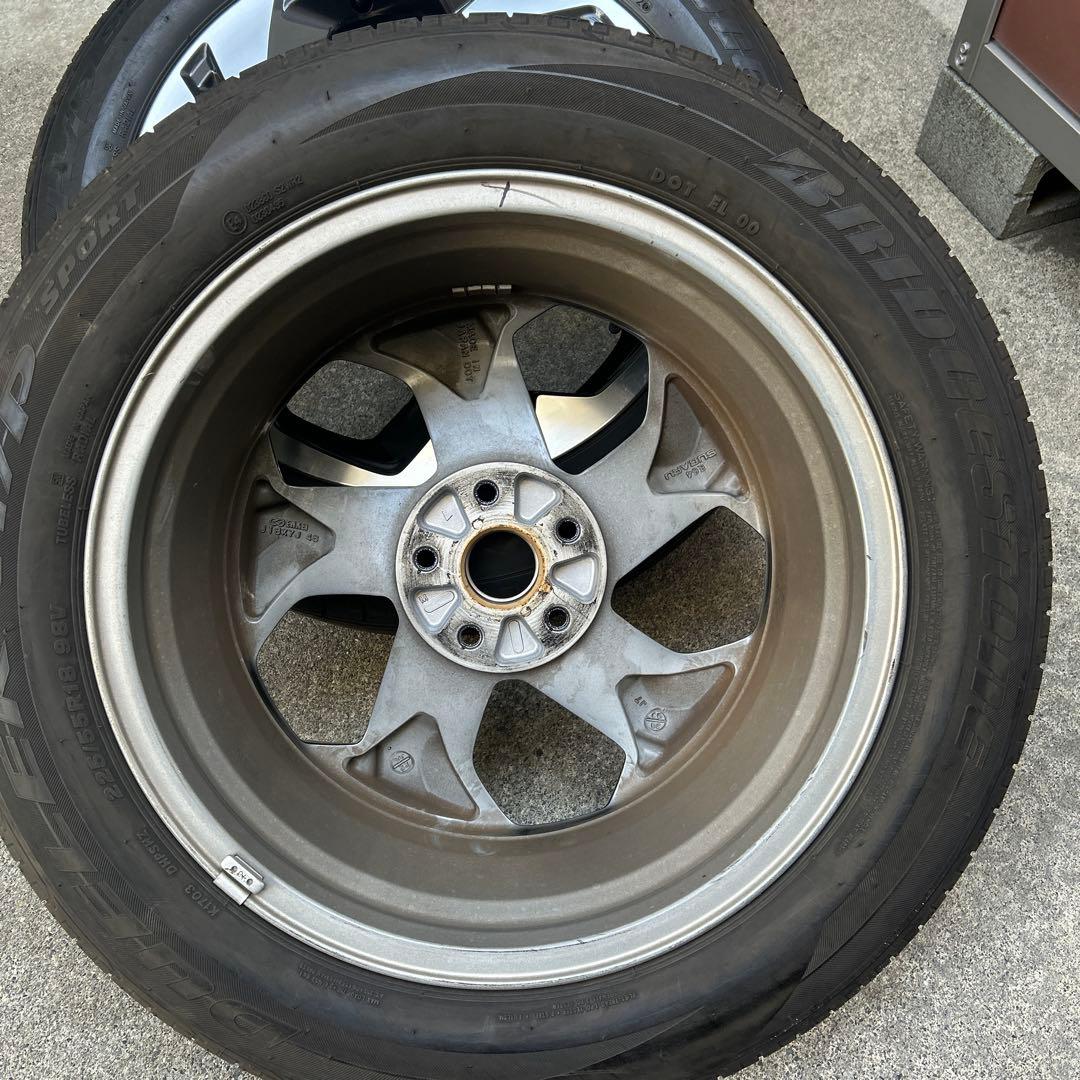 BRIDGESTONE 225/55R18 アルミホイール4本セット