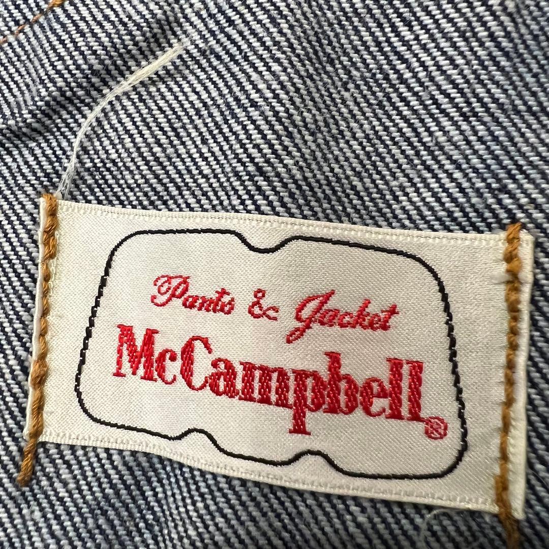 イチロー⭐️７０ｓ　レアブランド⭐️McCampbell オーバーオール　Ｌ
