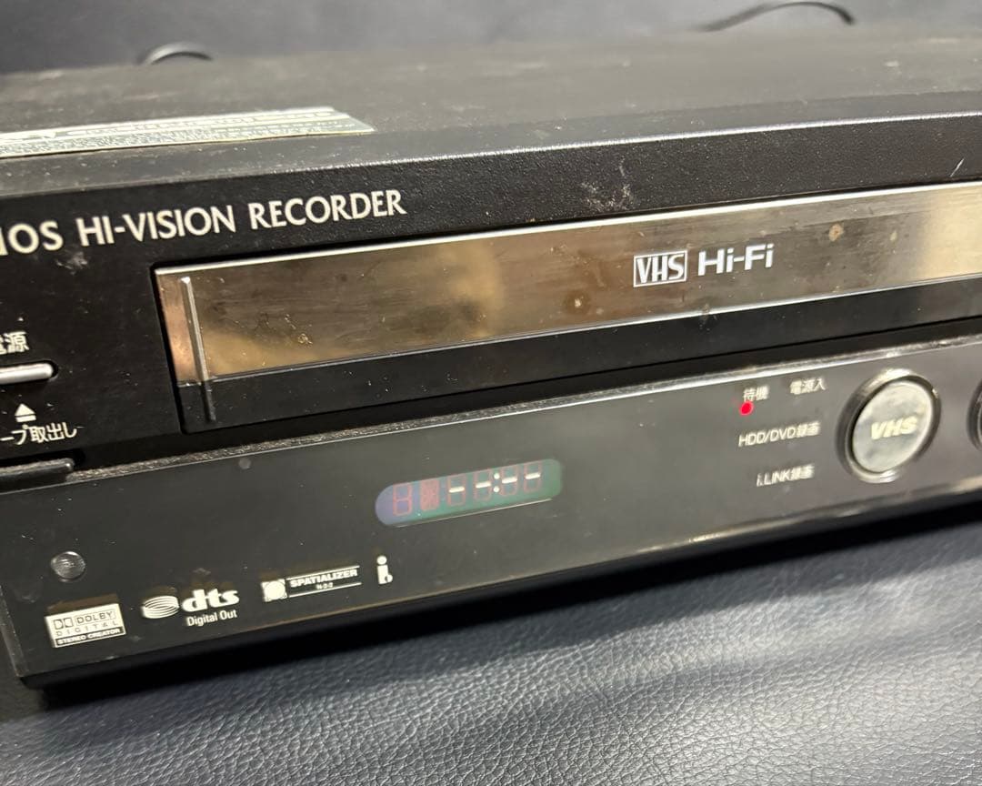 【現状品】シャープ　HDD・DVD・ビデオ一体型レコーダー　DV-ACV52