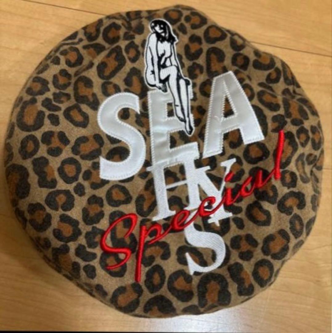 HYSTERIC GLAMOUR ×WIND AND SEAレオパード ベレー帽