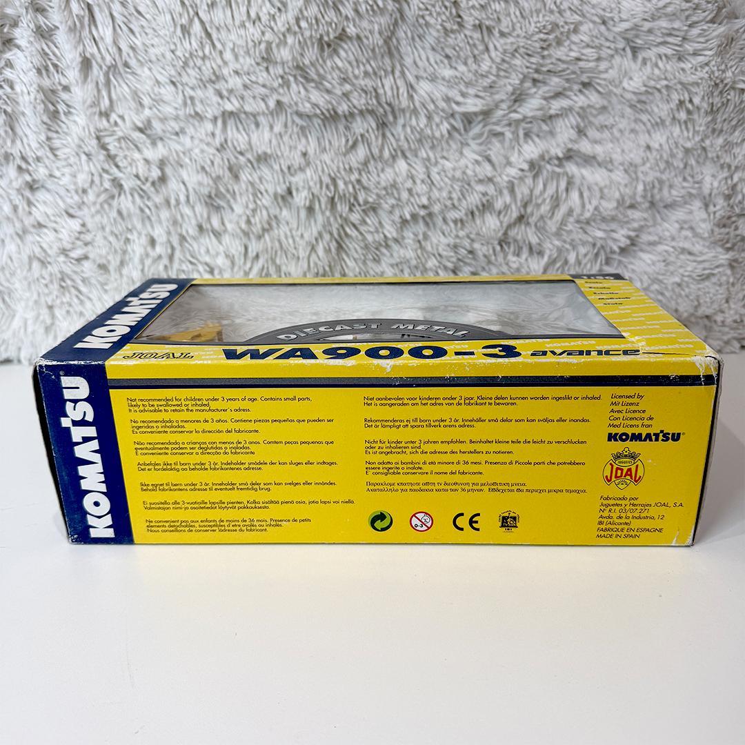 希少 JOAL KOMATSU WA900-3 ホイールローダー 1/50