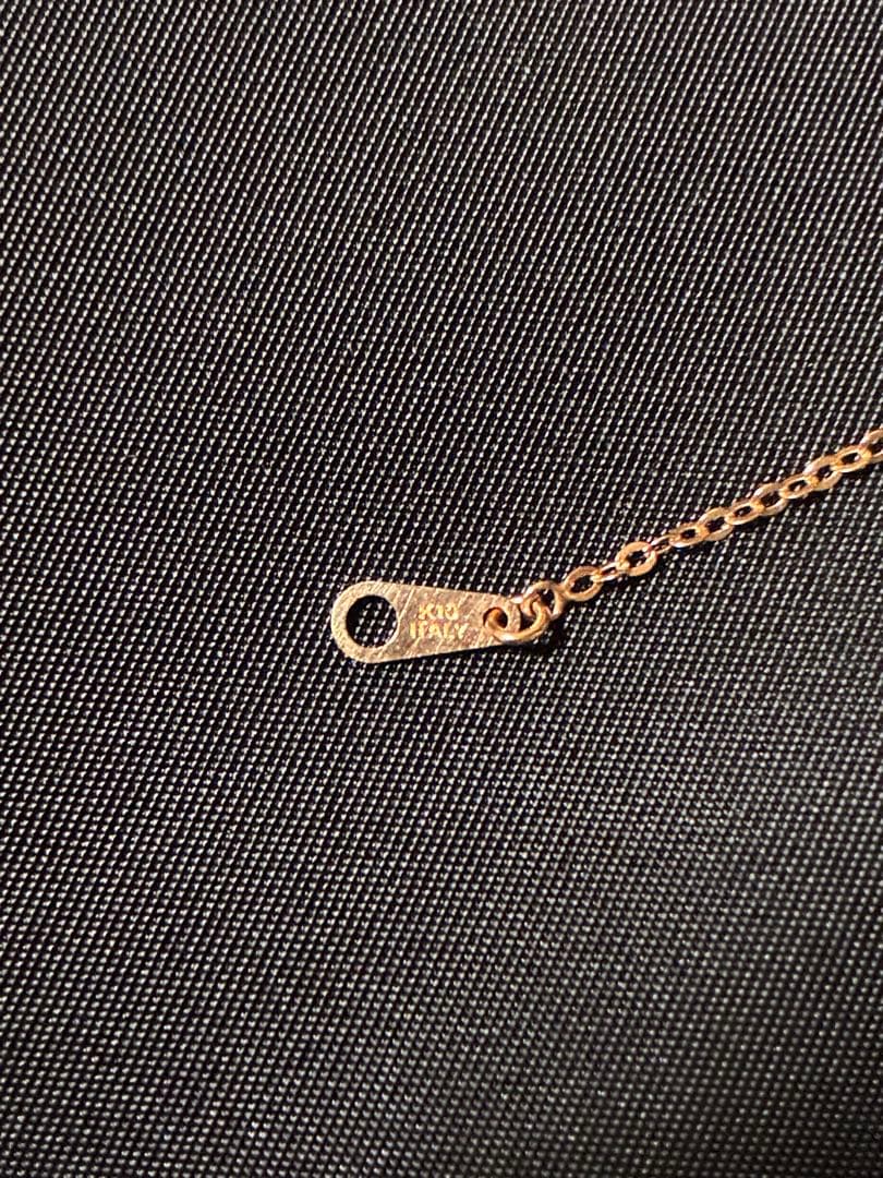 K10ピンクゴールドネックレス（40cm）