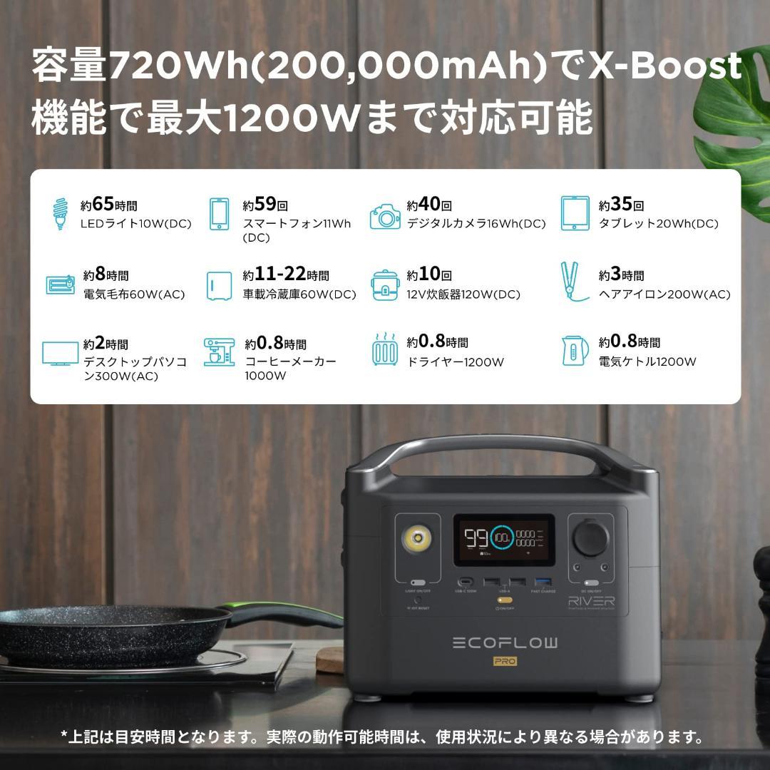 720Wh 大容量 高速充電1.6時間 ポータブル電源
