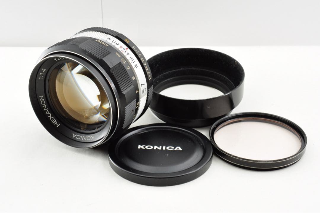 美品 KONICA HEXANON 57mm f1.4 6枚玉　レンズ