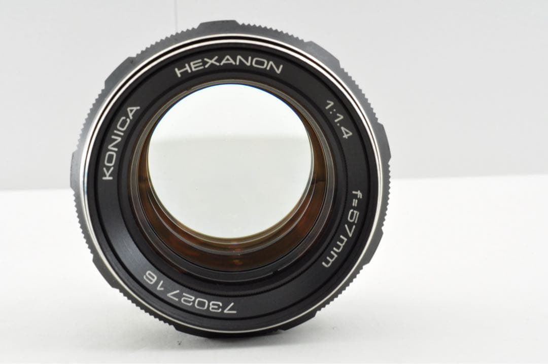 美品 KONICA HEXANON 57mm f1.4 6枚玉　レンズ