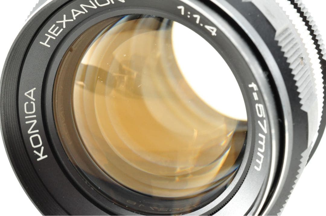 美品 KONICA HEXANON 57mm f1.4 6枚玉　レンズ