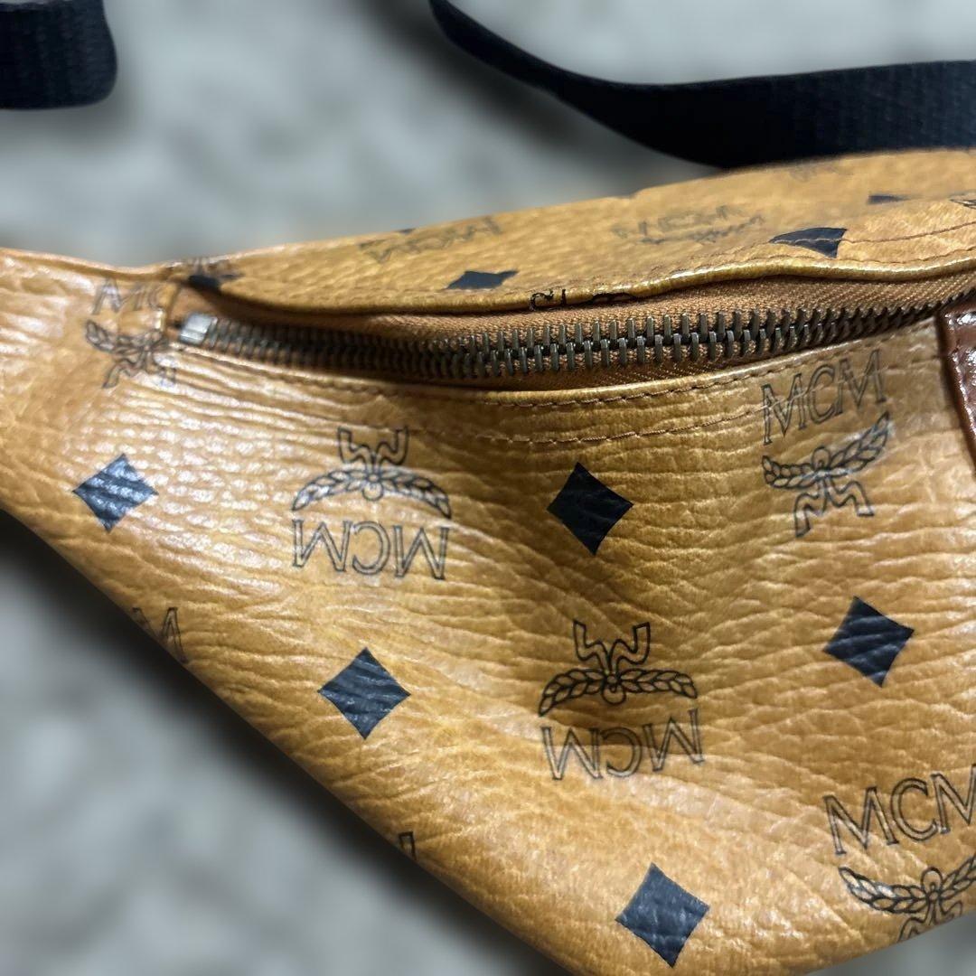 本日限定セール‼️MCM ボディバッグ ブラウン レザー