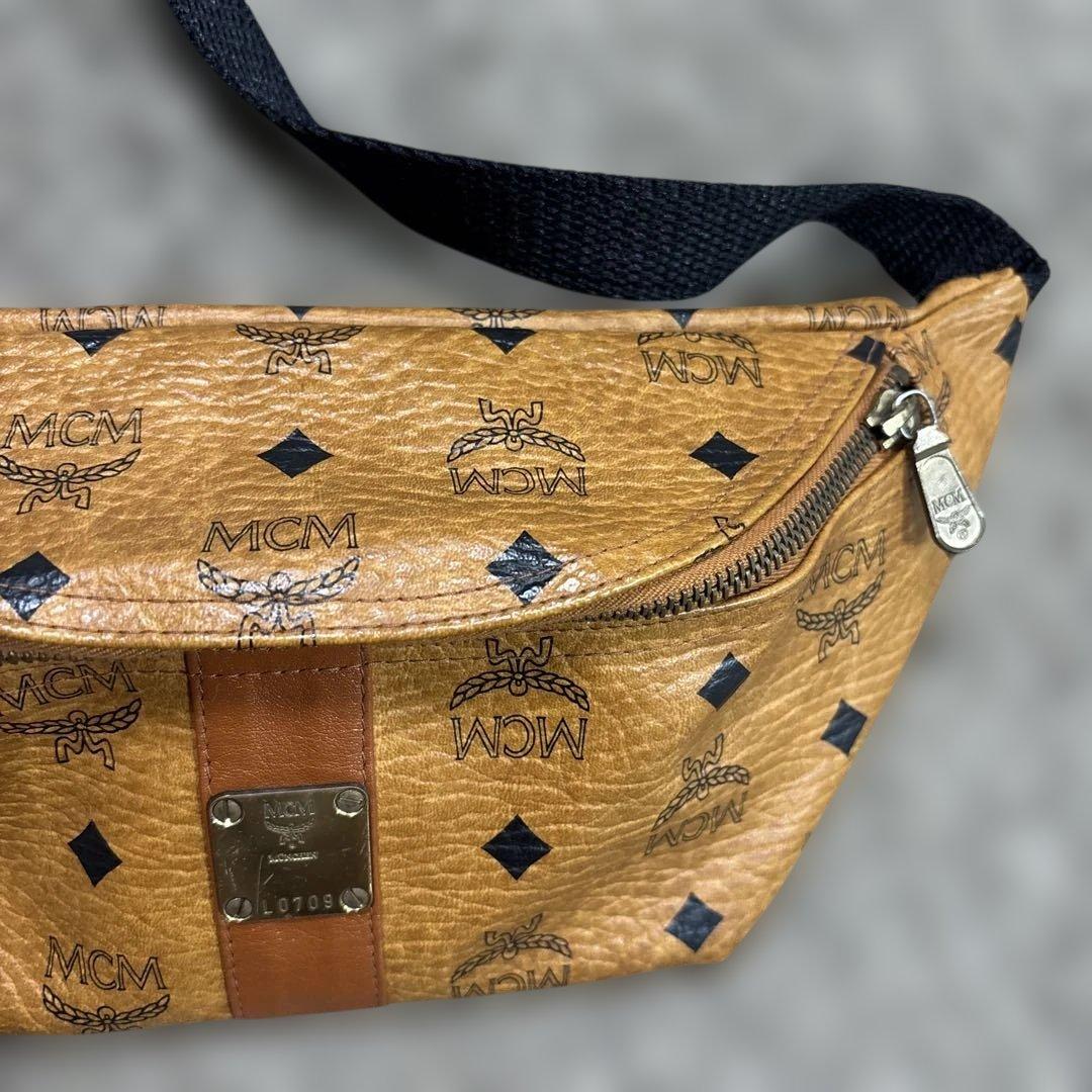 本日限定セール‼️MCM ボディバッグ ブラウン レザー