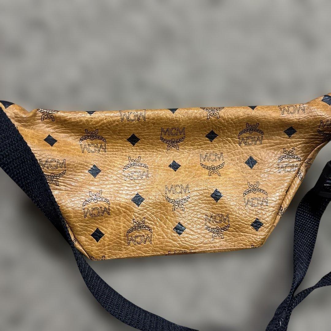 本日限定セール‼️MCM ボディバッグ ブラウン レザー