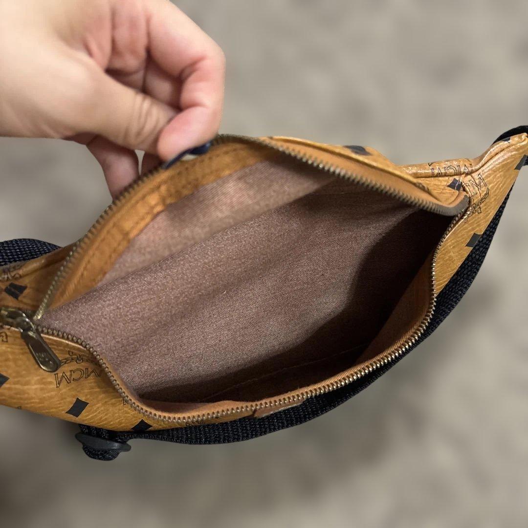 本日限定セール‼️MCM ボディバッグ ブラウン レザー