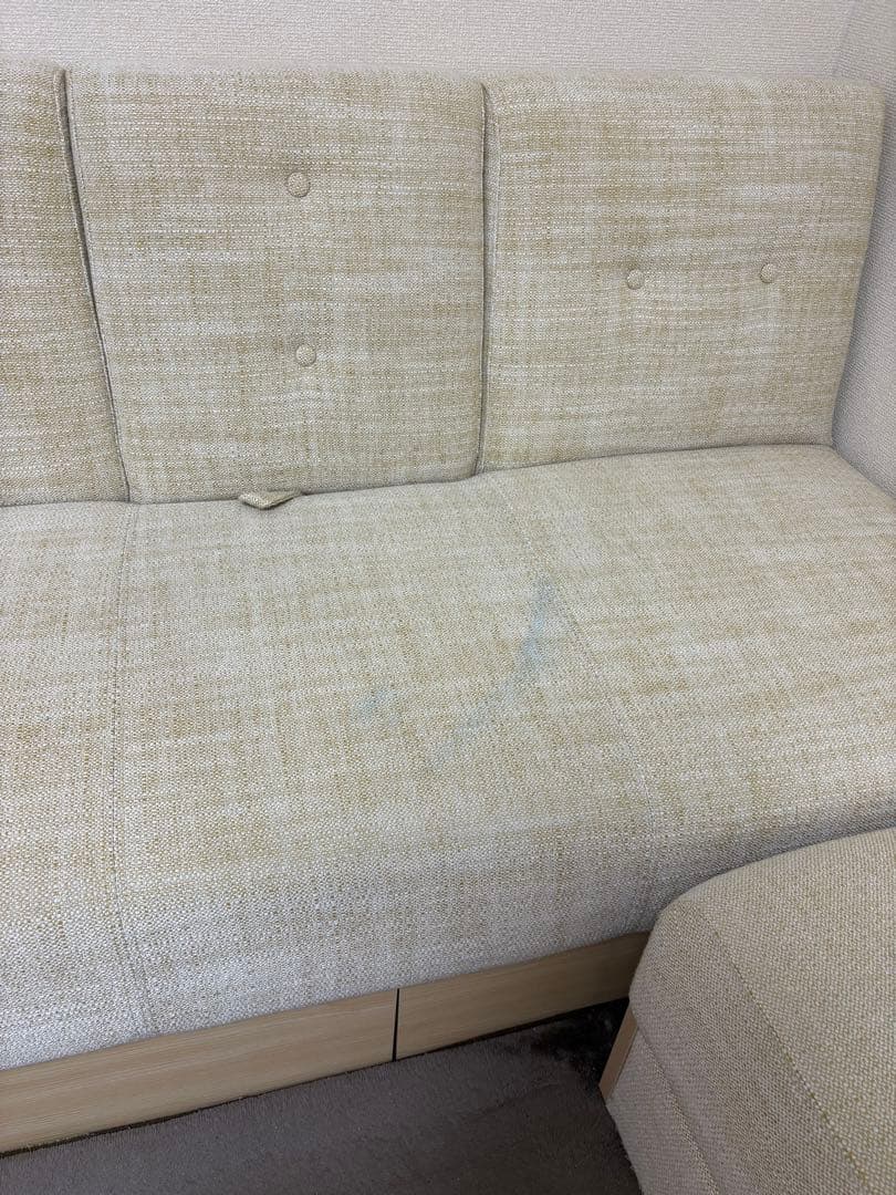 ※【ライオネル】収納付き3人掛け多機能ソファのみ