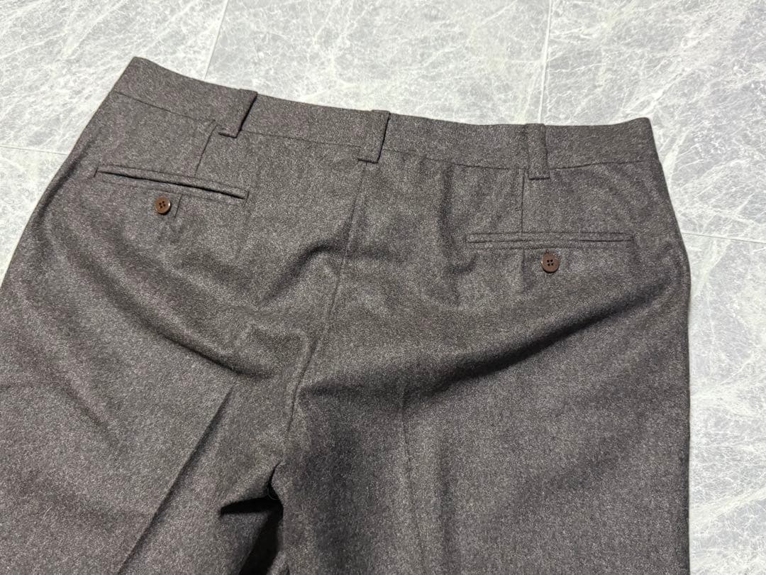 AMBROSI Super100'S アンブロージ ウール パンツ XL