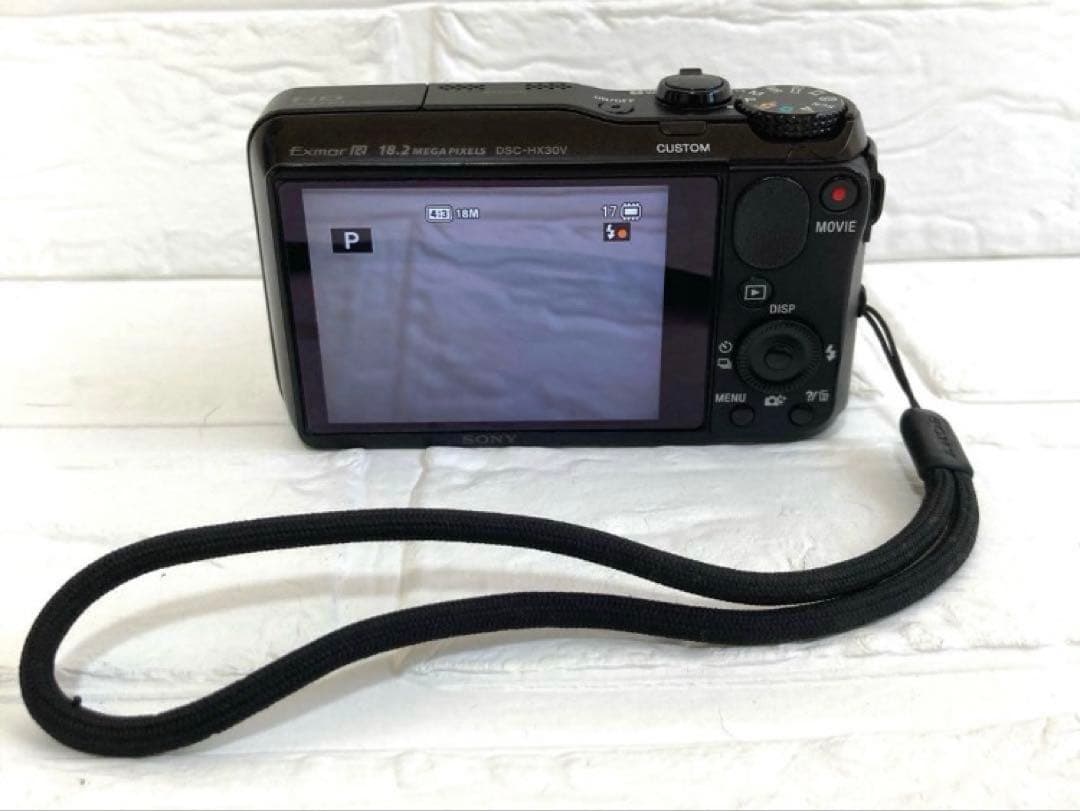 動作品✨ デジカメ SONY DSC-HX30V ブラック Wi-Fi 高画質