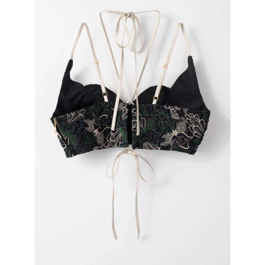 ◆完売商品MURRAL Quartz embroidery ビスチェ ミューラル