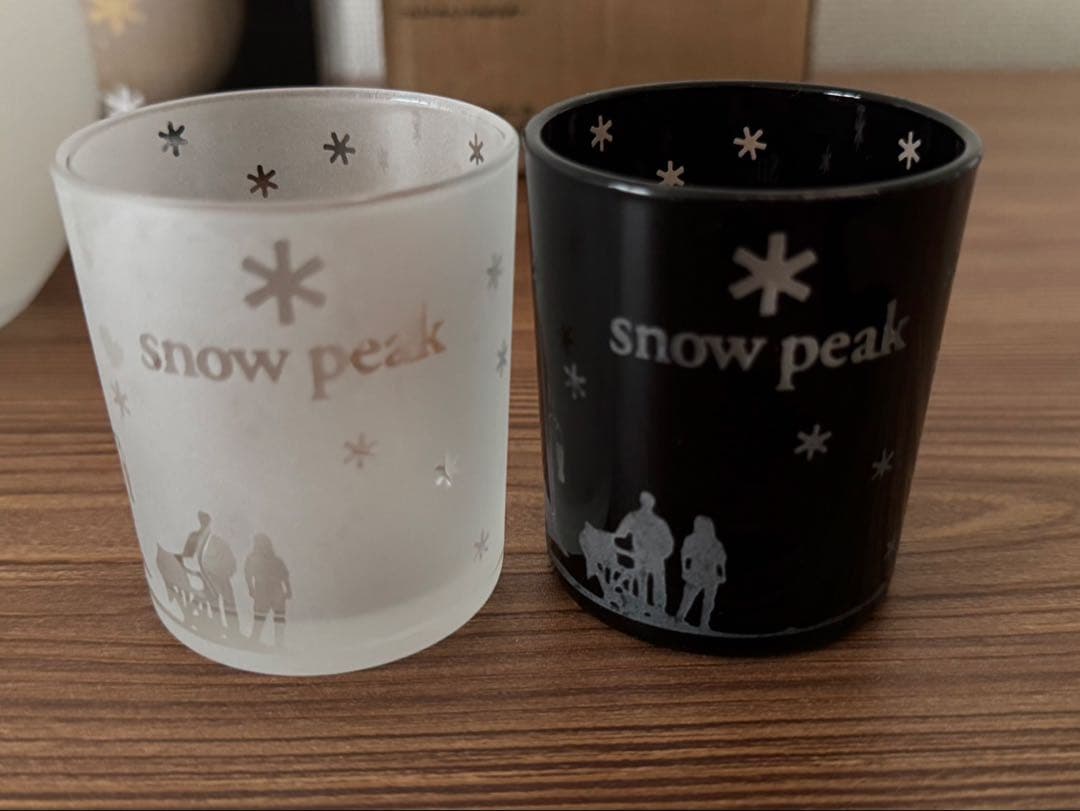 【希少！廃盤】 peak スノーピークキャンドルグラスセット