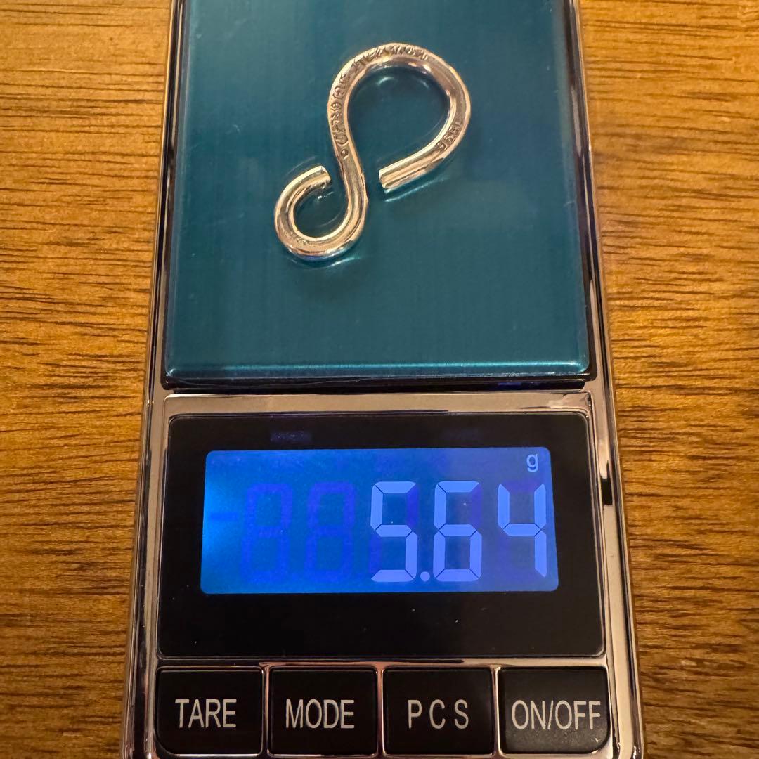 クロムハーツ Sカン S字フック ウォレット用 Sフック シルバー925