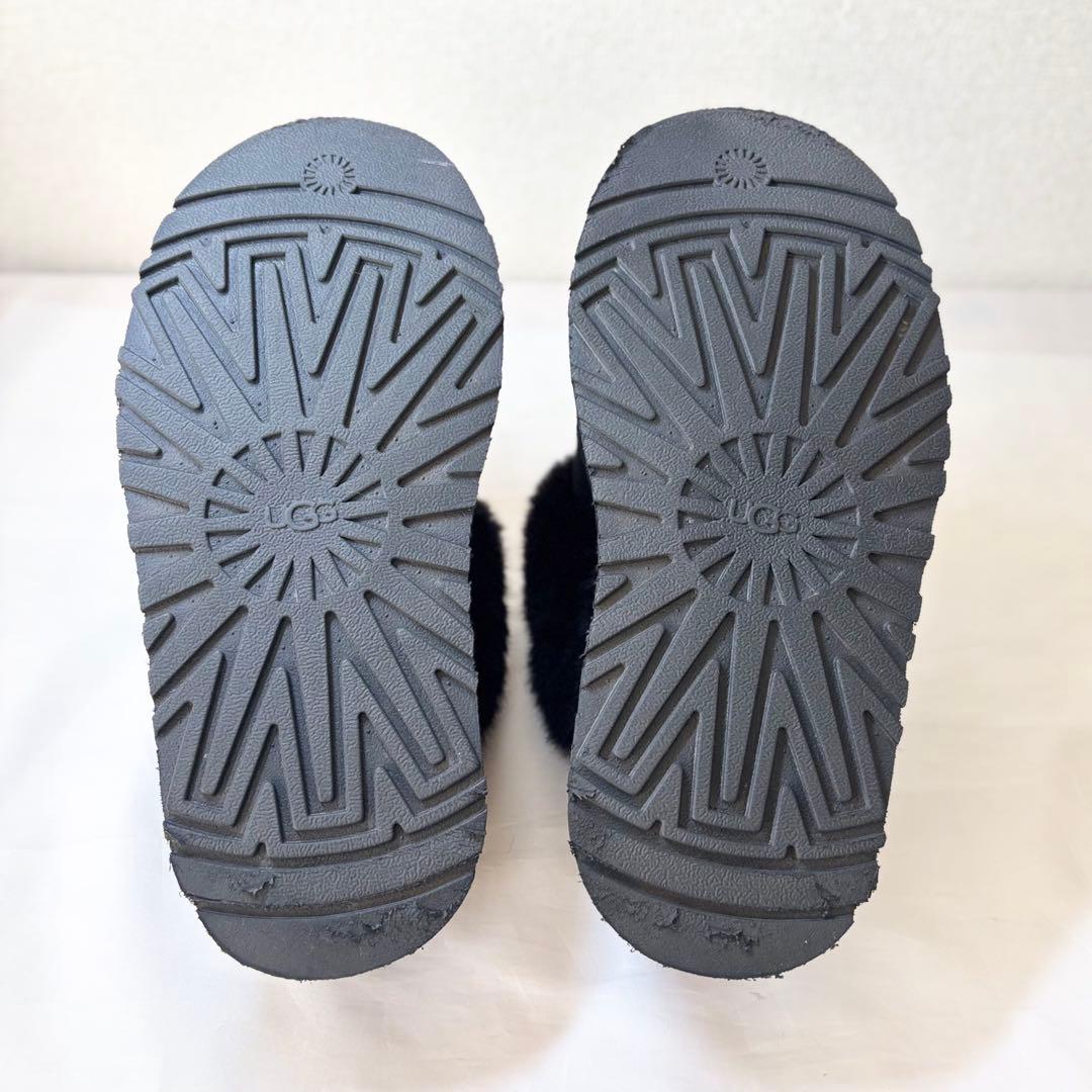 【美品】　UGG 　ファンケット　ムートン　サンダル　ブーツ　ファー　22cm