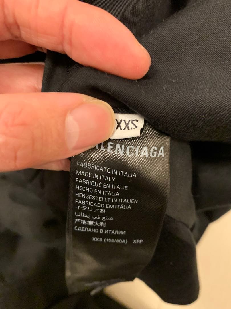 格安　XXS 黒　バレンシアガ　カーゴパンツ　極美品