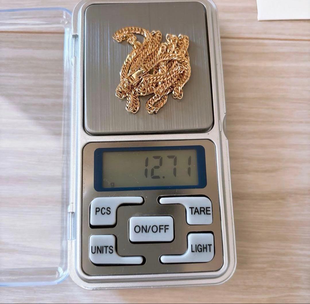 値下げ不可　ジュエリーツツミ　K18喜平ネックレス　Ｗ6面　12.7g 未使用
