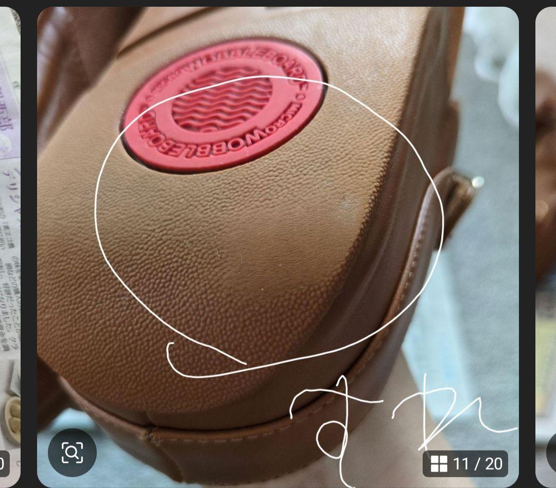 ちゅらん　フィットフロップ3点（試着のみ＋中古）　バックストラップ　us7